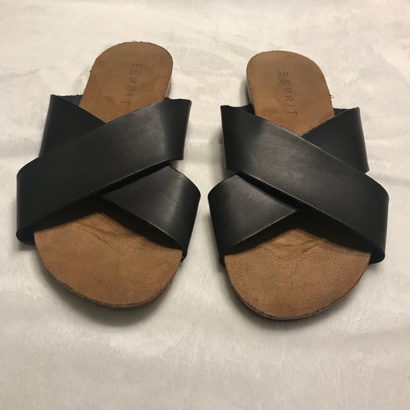 Esprit Shoes | Esprit Bounty Black Slides | Poshmark
